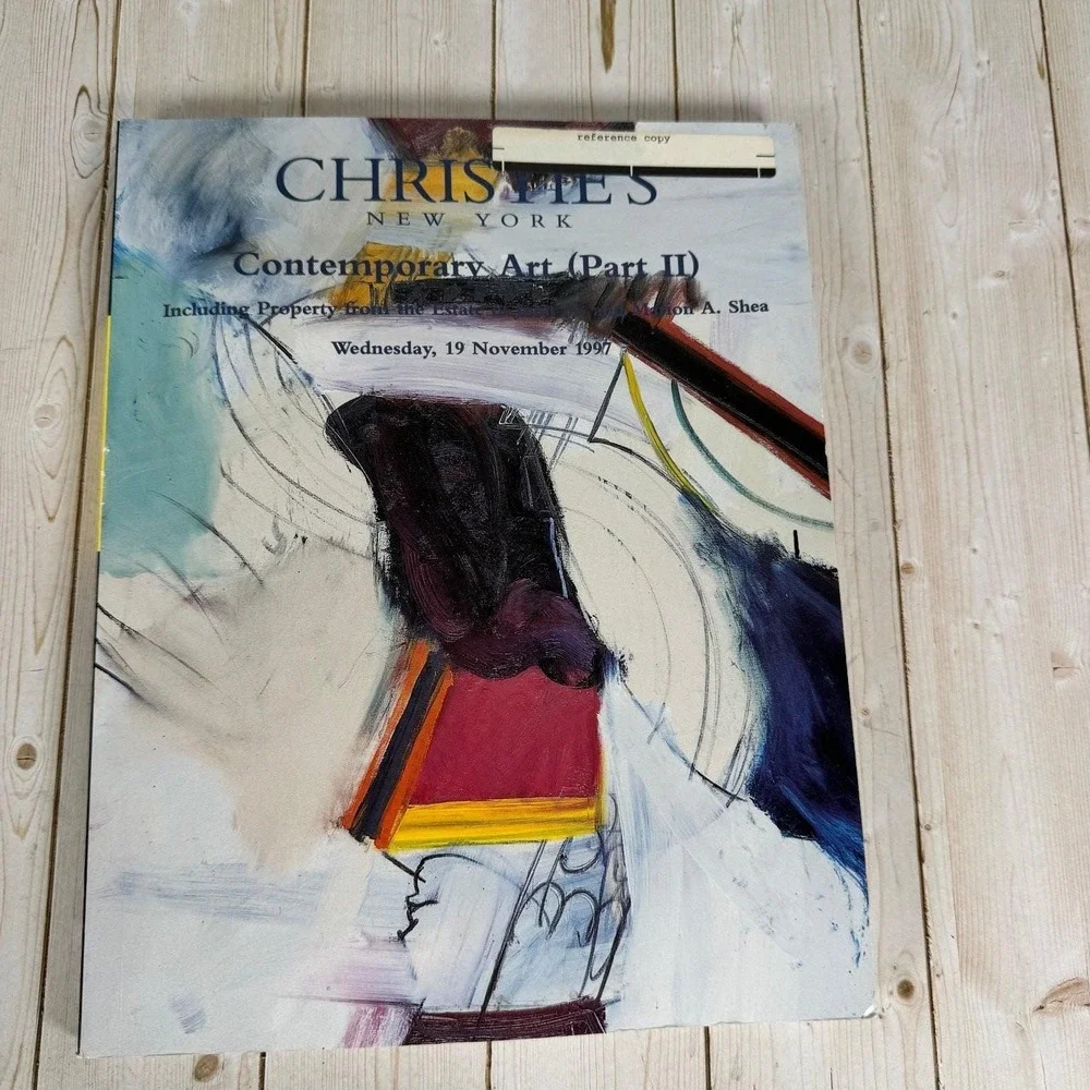 Christie's Contemporary Art Auction Catalog Part II 1997 Warhol Basquiat